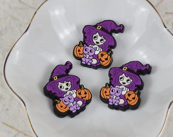 SALUOKE Halloween-Silikon-Perlen Set – 12 Stück Fokusperlen, Für Schmuck & Basteln