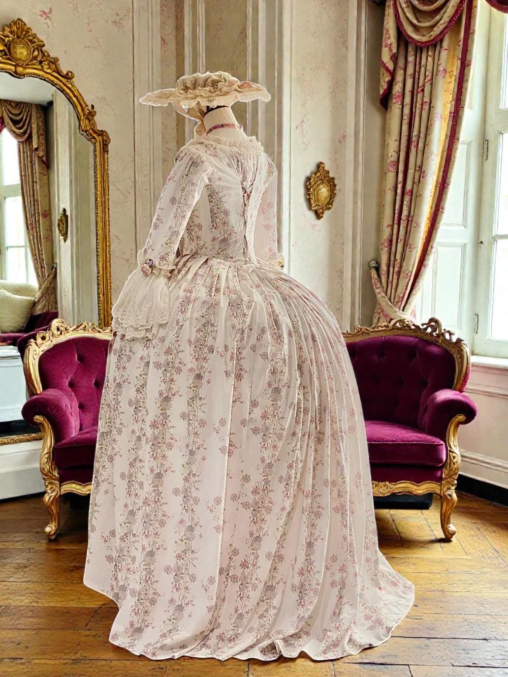 Rococo Ball Gown, 18th Century Dress, Royal Court Dress, Victorian ...