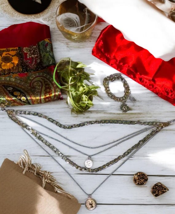 Conjunto de 6 piezas de pirata para cosplay/accesorios para disfraz de Halloween con pañuelo, cinturón, collar y antifaz. - España