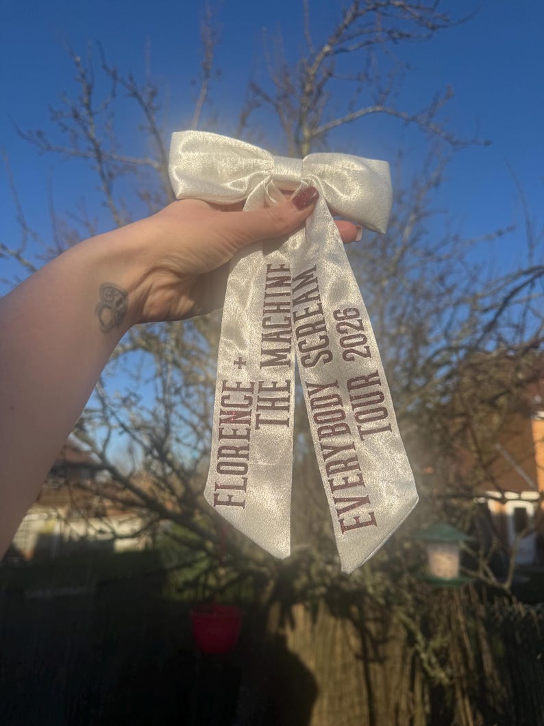 Inspired by Florence and the Machine Tour Bow - Etsy UK