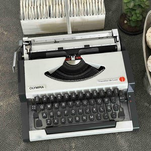1970 Olympia Typewriter - Etsy