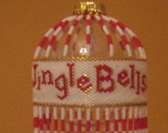 Jingle Bells Beaded Ornament Cover e-pattern