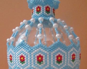 Wallflowers Table Top Beaded Ornament Cover e-pattern