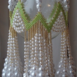 LIME RICKEY Beaded Ornament Cover E-Pattern