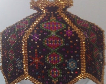 Decked Out Beaded Ornament Cover E-Pattern