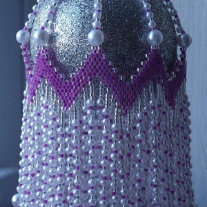 RICKRACK 'n ROLL Beaded Ornament Cover E-Pattern