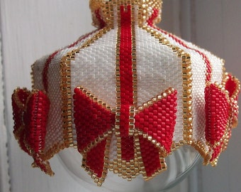 Wrap it Up beaded ornament cover e-pattern