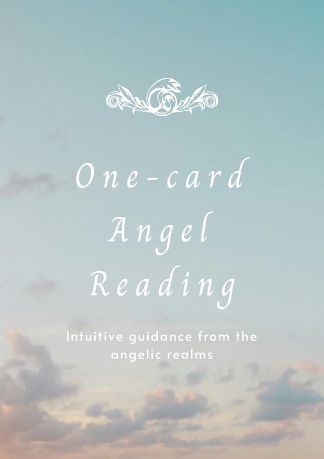One Card Angel Reading, Channeled Angel Message, Divine Guidance ...