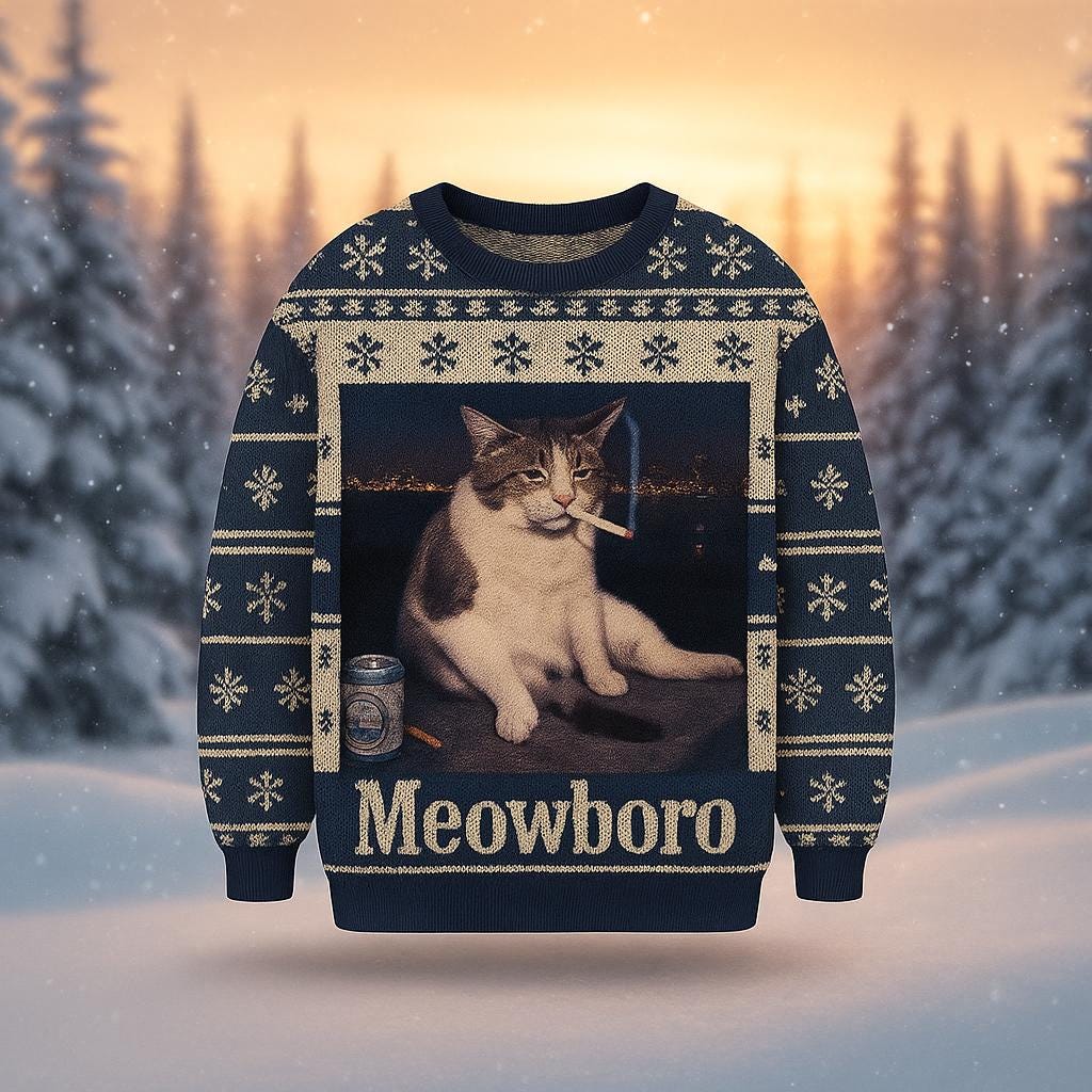 Joyeux Noël Noël Moche Amoureux Des Animaux Écureuil Sweat à Capuche
