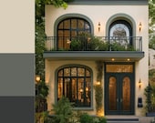 Urban Oasis Exterior Color Palette: Modern Curb Appeal (Sherwin Williams)