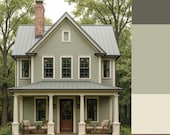 Tranquil Homestead Exterior Color Palette (Benjamin Moore)