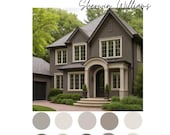 Earthy Exterior - 4 Color Schemes (Sherwin Williams)
