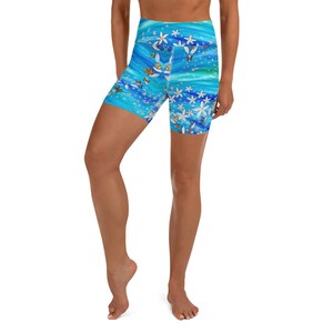 Surfen Vlinders Yoga Shorts