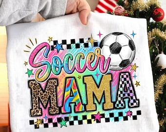 Soccer Mama PNG, soccer mom shirt, soccer coach, soccer png , Trendy Soccer Mom Club Game Day Shirt, soccer clipart, Digital Download