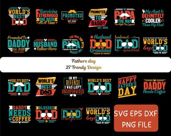 Happy Father’s Day, dad quotes svg, dad svg bundle, worlds best dad, Gift for dad ,grandpa svg , husband dad svg, Digital Download