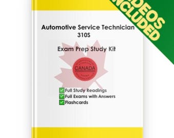 Red Seal 310S Automotive Service Technician Exam Prep Kit