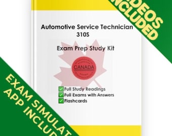 Red Seal 310S Automotive Service Technician Exam Prep Kit