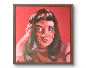 Painting “eye contact”