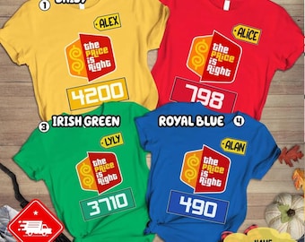 Price Is Right Game Show Costume Shirt, Group Halloween Shirt, Price Is Right Family Matching Shirt, Funny Halloween Party Outfit