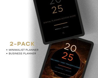 Planificador minimalista y de bienestar 2025 (PDF sin fecha)