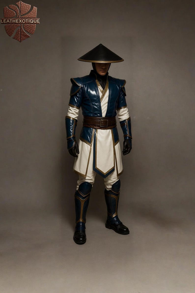 Handmade Leather Raiden Cosplay Costume - Mortal Kombat Inspired - Etsy
