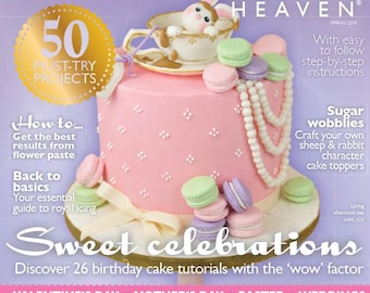 Paquete de revistas de decoración de pasteles / Tutoriales de repostería (descarga en PDF)