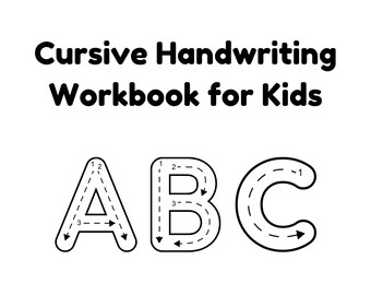 Zeszyt ćwiczeń do nauki pisma odręcznego dla dzieci | Ćwiczenia do nauki pisma odręcznego do druku | Arkusze do nauki śledzenia alfabetu | Pisanie dla przedszkolaków