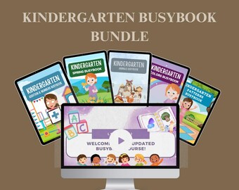 Zestaw książek dla przedszkolaków | Aktywności przedszkolne do druku | Liczby, kolory, zwierzęta, wzory | Segregator do nauki w domu