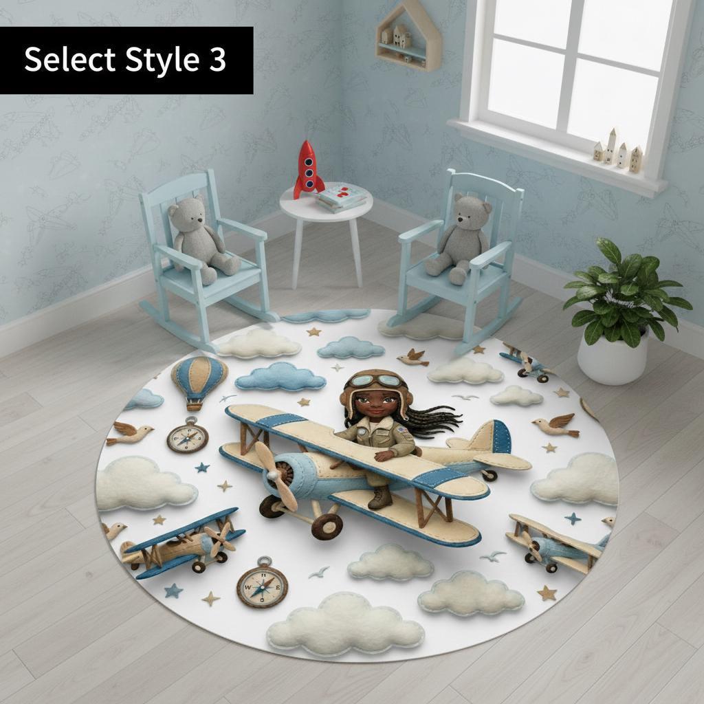 Disney Mickey Mouse Rug Toy Story Woody Buzz Round Carpet, Frozen Elsa ...