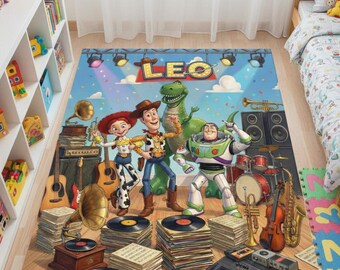 Personalized Toy Story Rug: Custom Nursery Playroom Decor - Etsy