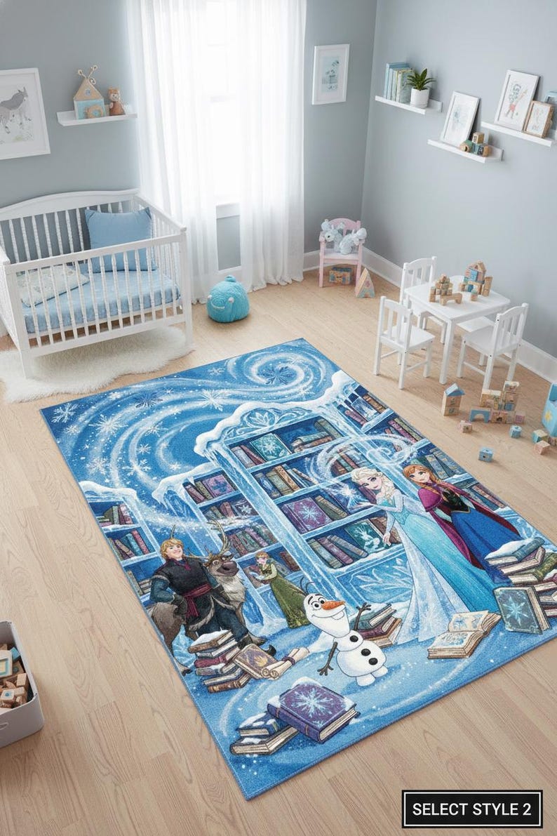 Library Story Time Rug Winnie the Pooh Reading Nook Rug, Kids Playroom Carpet, Nursery Decor ...