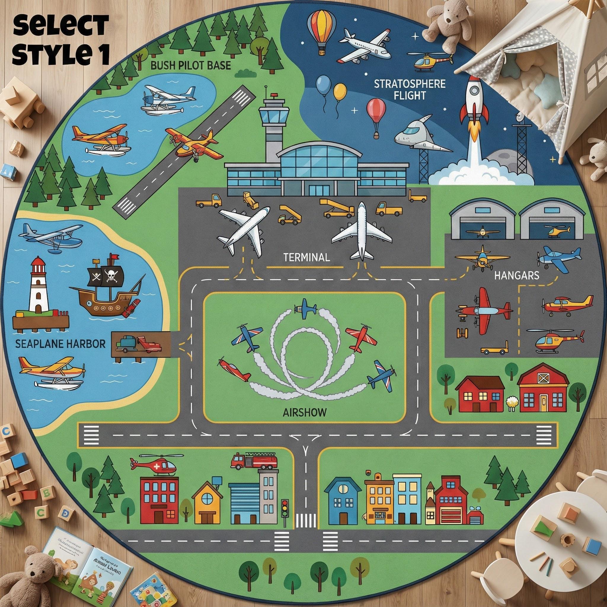 Disney Mickey Mouse Rug Toy Story Woody Buzz Round Carpet, Frozen Elsa ...