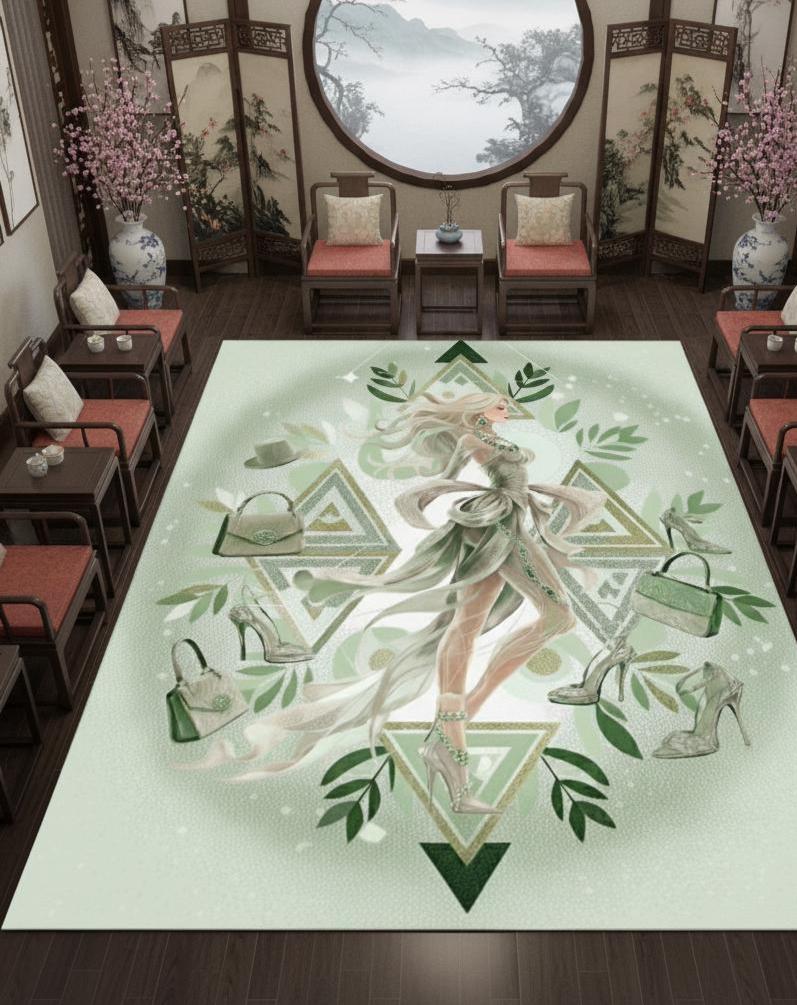 Fashion Rug Luxury Fashion Rug, Gold & Beige, Walk in Closet Decor - Etsy