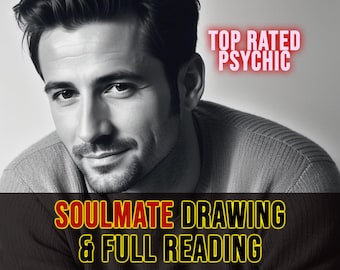 Soulmate Drawing and Soulmate Reading, Same Day, Draw My Soulmate, Your Future Husband or Wife, Psychic Reading