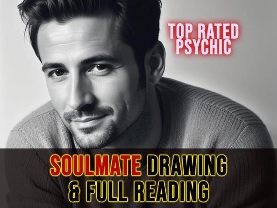 Soulmate Drawing and Soulmate Reading, Same Day, Draw My Soulmate, Your Future Husband or Wife, Psychic Reading