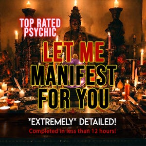 Lasciami manifestare per te Lettura di manifestazione EXTRA FORTE, Rituale personalizzato, Lettura psichica, Intuizione telepatica, Amore, Carriera