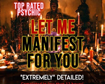 Lassen Sie mich für Sie manifestieren EXTRA STARK Manifestation Reading, Personalisiertes Ritual, Psychic Reading, Telepathische Einsicht, Liebe, Karriere
