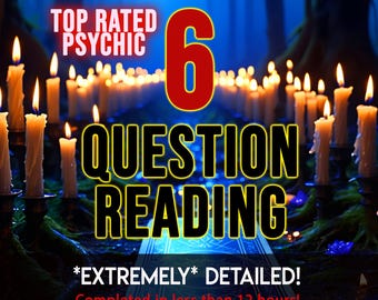 Fragen lesen EXTRA DETAILLIERT Zukünftige Einblicke, Liebe lesen, genaue psychische Antworten, volles Schicksal