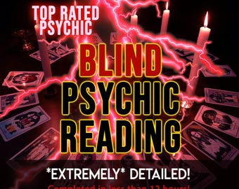 Blind Psychic Reading Without Questions SAME DAY Psychic Reading, Soulmate Reading, Career Reading, Medium Advice, Spiritual Guidance