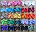 10% off Set of 25 - 6' big girl bows - dollar hair bows - girl bows, 25 colors to pick bows for girl, big bows, large bows, 6' school bows 