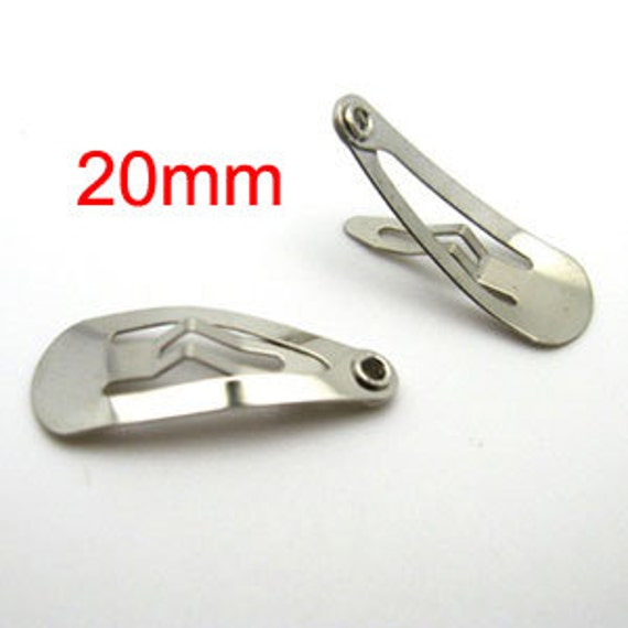 200 30 mm French Barrettes Nickel plated Metal for Hair Bows FREE SHIPPING 