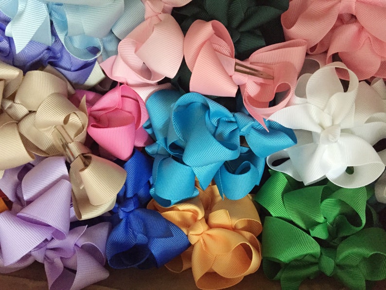 Set of 20 3 Inch Baby Hair Bow.. 3 Inch Baby Girls Bow Sets Etsy
