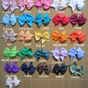 Set of 30 pieces 3&quot; baby bows, girls bows, bows for baby, baby hair clips, hair clips wholesale bows hair bows for toddlers, hair bows clips