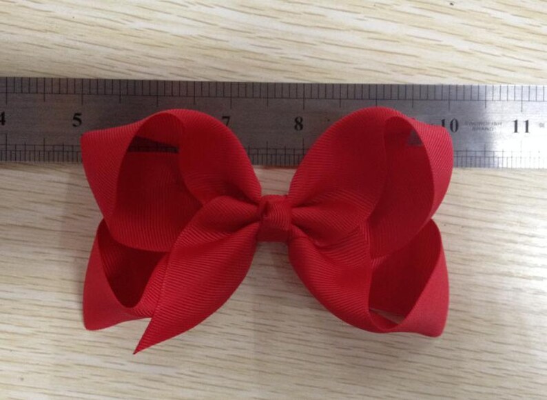 10% off 25 pcs 5 inch Bows, Big Bow, Big Hair Bows, Large Hair Bow, Big Hair Bow, Extra Large Hair Bow, Jumbo Hair Bow, Huge Hair Bow, Bow image 4