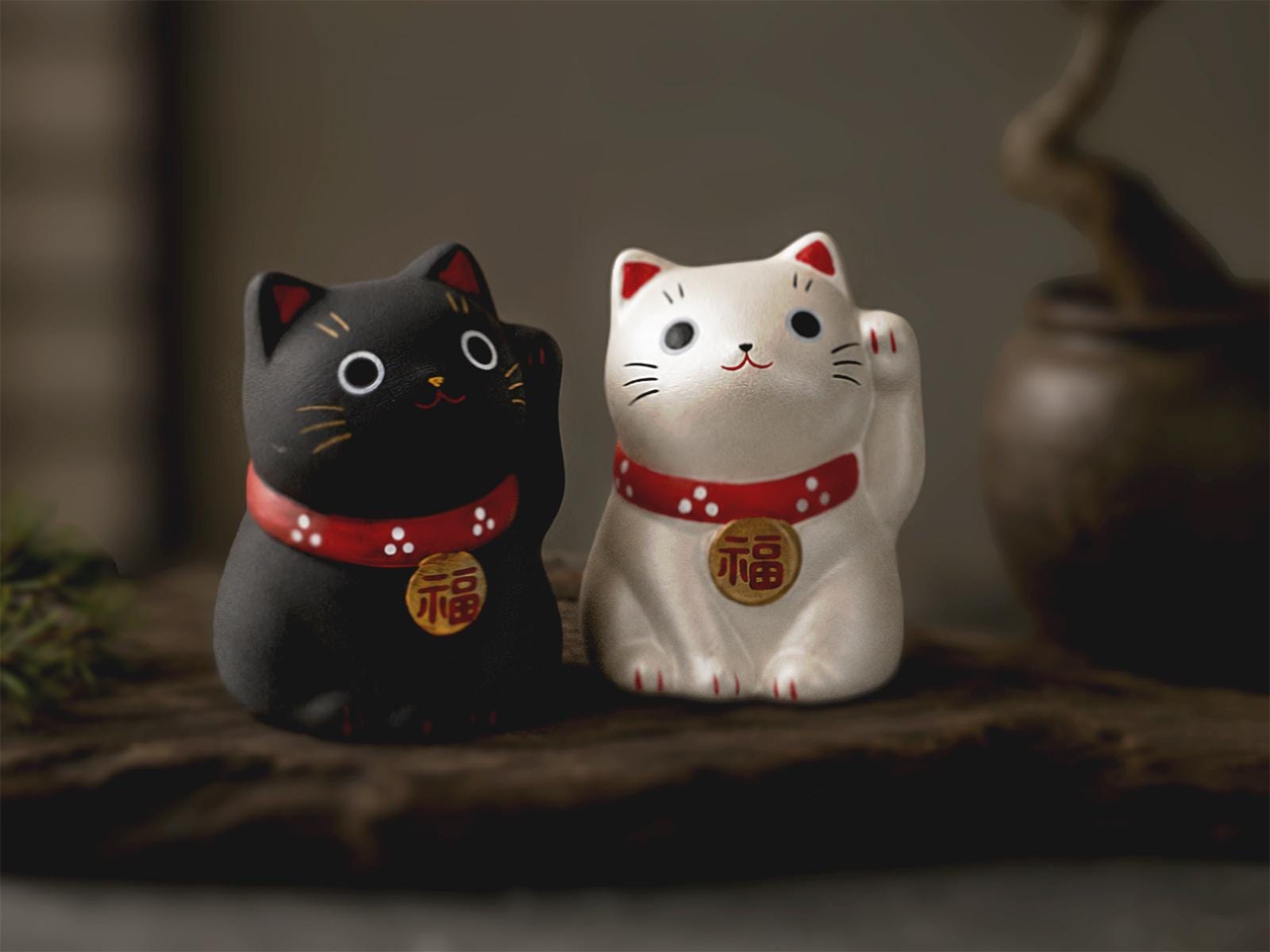 Ceramic Cats Made in Japan - Etsy