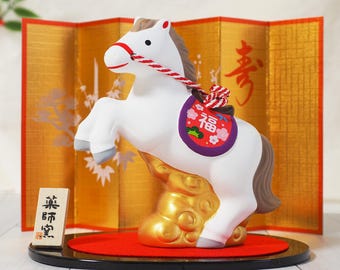 ヴィンテージ スワロフスキークリスタル 十二支 馬の置物 - Etsy 日本