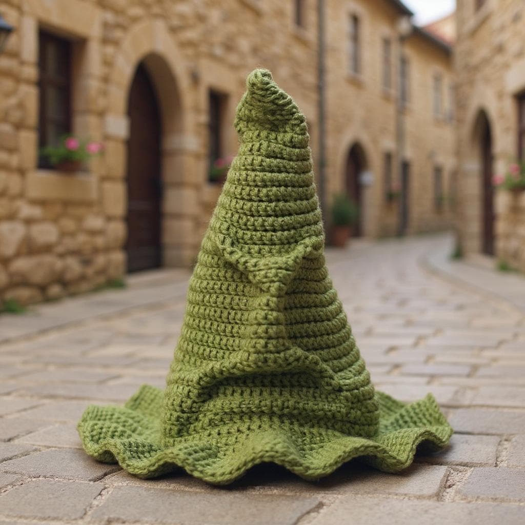 Sorting Hat Crochet Pattern PDF, Amigurumi Wizard Hat Crochet Tutorial ...