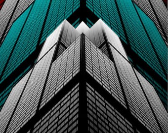 City scape Print: A3 Digital Download Collage