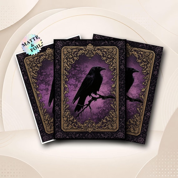raven card sleeves Eschaton themed deck DNA Cards