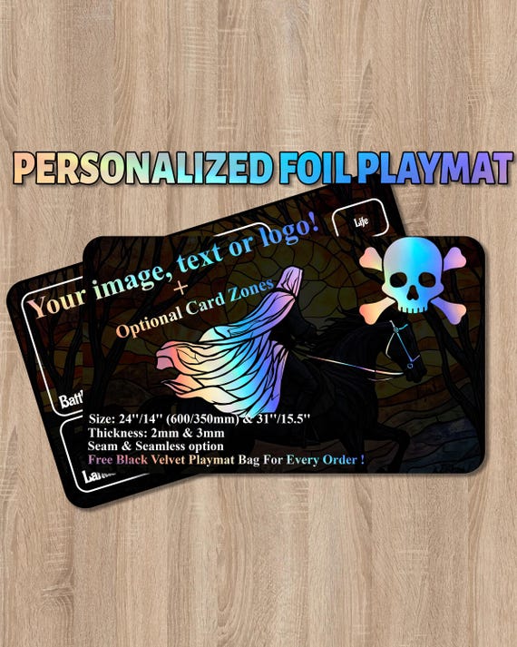 Custom Playmat | Foil Version Available | MTG/ Riftbound Playmat | 24''x 14'' & 35 x 15.5''